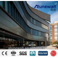 Alunewall Colorful a2 b1 grade fireproof wall board different types of aluminium composite panel